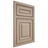 Shiloh Cabinetry Beaded Inset Portland White Oak Plain Cut Straw Door