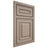 Shiloh Cabinetry Beaded Inset Portland White Oak Plain Cut Whitewash Door