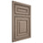 Shiloh Cabinetry Beaded Inset Portland White Oak Quarter Sawn Almond Door
