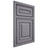 Shiloh Cabinetry Beaded Inset Portland White Oak Quarter Sawn Cadet Door