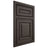 Shiloh Cabinetry Beaded Inset Portland White Oak Quarter Sawn Creekside Door