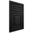 Shiloh Cabinetry Beaded Inset Portland White Oak Quarter Sawn Espresso Door
