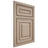 Shiloh Cabinetry Beaded Inset Portland White Oak Quarter Sawn Straw Door
