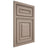 Shiloh Cabinetry Beaded Inset Portland White Oak Quarter Sawn Whitewash Door