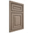 Shiloh Cabinetry Beaded Inset Portland White Oak Rift Cut Almond Door