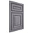Shiloh Cabinetry Beaded Inset Portland White Oak Rift Cut Cadet Door