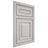 Shiloh Cabinetry Beaded Inset Portland White Oak Rift Cut Cotton Door