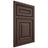 Shiloh Cabinetry Beaded Inset Portland White Oak Rift Cut Dusk Door