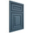 Shiloh Cabinetry Beaded Inset Portland White Oak Rift Cut Hudson Door