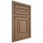 Shiloh Cabinetry Beaded Inset Portland White Oak Rift Cut Medium Door