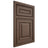 Shiloh Cabinetry Beaded Inset Portland White Oak Rift Cut Mineral Door