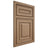Shiloh Cabinetry Beaded Inset Portland White Oak Rift Cut Natural Door