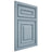 Shiloh Cabinetry Beaded Inset Portland White Oak Rift Cut Sky Door