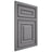 Shiloh Cabinetry Beaded Inset Portland White Oak Rift Cut Sterling Door