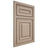 Shiloh Cabinetry Beaded Inset Portland White Oak Rift Cut Straw Door