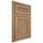Shiloh Cabinetry Beaded Inset Reeded Malibu Alder Plain Cut Dusty Road Door