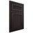 Shiloh Cabinetry Beaded Inset Reeded Malibu Alder Plain Cut Espresso Door