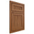 Shiloh Cabinetry Beaded Inset Reeded Malibu Cherry Plain Cut Coffee Door