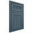 Shiloh Cabinetry Beaded Inset Reeded Malibu Hickory Plain Cut Hudson Door