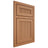 Shiloh Cabinetry Beaded Inset Reeded Malibu Maple Plain Cut Cashmere Door