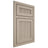 Shiloh Cabinetry Beaded Inset Reeded Malibu Maple Plain Cut Pebble Door