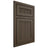 Shiloh Cabinetry Beaded Inset Reeded Malibu Maple Plain Cut Perfect Brown Door