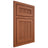 Shiloh Cabinetry Beaded Inset Reeded Malibu Maple Plain Cut Spice Door