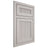 Shiloh Cabinetry Beaded Inset Reeded Malibu Paintable Amazing Gray Door