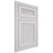 Shiloh Cabinetry Beaded Inset Reeded Malibu Paintable Arctic Door