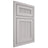 Shiloh Cabinetry Beaded Inset Reeded Malibu Paintable Light French Gray Door