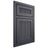 Shiloh Cabinetry Beaded Inset Reeded Malibu Paintable Outerspace Door