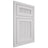 Shiloh Cabinetry Beaded Inset Reeded Malibu Paintable Pure White Door