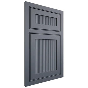 Shiloh Cabinetry Beaded Inset Reeded Malibu Paintable Slate Tile Door