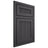 Shiloh Cabinetry Beaded Inset Reeded Malibu Poplar Plain Cut Cadet Door