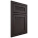 Shiloh Cabinetry Beaded Inset Reeded Malibu Poplar Plain Cut Carbon Door