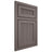 Shiloh Cabinetry Beaded Inset Reeded Malibu Poplar Plain Cut Heatherstone Door