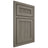 Shiloh Cabinetry Beaded Inset Reeded Malibu Poplar Plain Cut Thyme Door