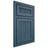 Shiloh Cabinetry Beaded Inset Reeded Malibu Red Oak Plain Cut Hudson Door