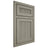 Shiloh Cabinetry Beaded Inset Reeded Malibu Red Oak Plain Cut Thyme Door