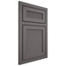 Shiloh Cabinetry Beaded Inset Reeded Malibu Walnut Plain Cut Cadet Door