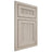 Shiloh Cabinetry Beaded Inset Reeded Malibu Walnut Plain Cut Seagull Door