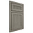 Shiloh Cabinetry Beaded Inset Reeded Malibu Walnut Plain Cut Thyme Door