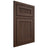 Shiloh Cabinetry Beaded Inset Reeded Malibu White Oak Plain Cut Braun Door