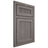Shiloh Cabinetry Beaded Inset Reeded Malibu White Oak Plain Cut Flagstone Door
