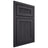 Shiloh Cabinetry Beaded Inset Reeded Malibu White Oak Plain Cut Harbor Door