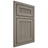 Shiloh Cabinetry Beaded Inset Reeded Malibu White Oak Plain Cut Thyme Door