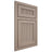 Shiloh Cabinetry Beaded Inset Reeded Malibu White Oak Plain Cut Whitewash Door