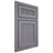 Shiloh Cabinetry Beaded Inset Reeded Malibu White Oak Quarter Sawn Cadet Door