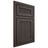 Shiloh Cabinetry Beaded Inset Reeded Malibu White Oak Quarter Sawn Creekside Door