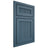 Shiloh Cabinetry Beaded Inset Reeded Malibu White Oak Quarter Sawn Hudson Door